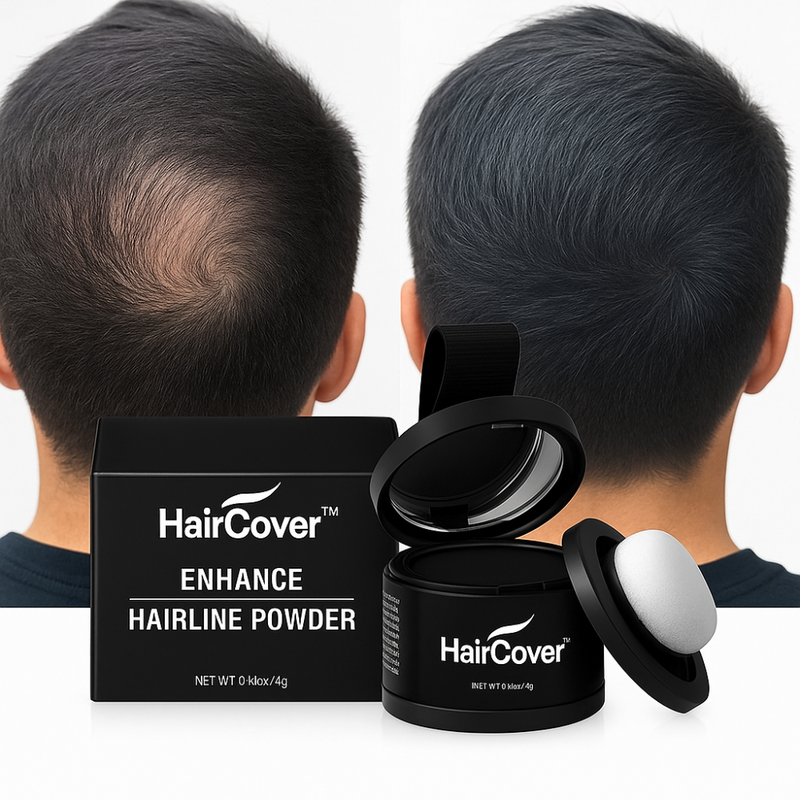 Hair Cover Pró - Preenchimento Capilar em 1 Minuto! FRETE GRÁTIS