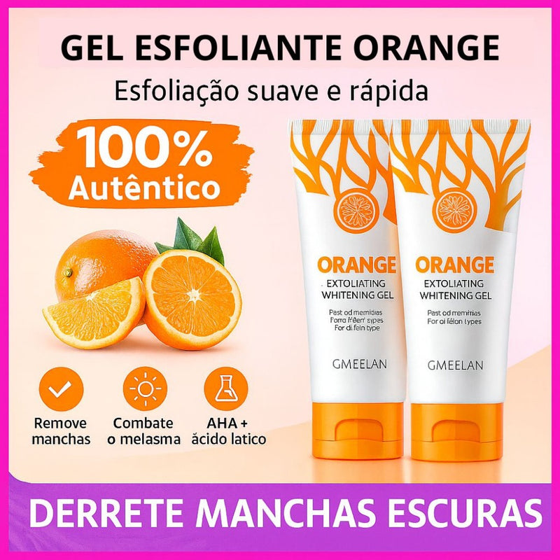 Gel Esfoliador Orange | Acabe de Vez com Manchas Escuras! FRETE GRÁTIS