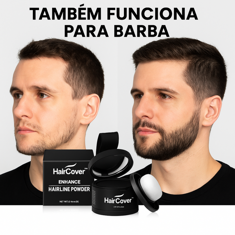 Hair Cover Pró - Preenchimento Capilar em 1 Minuto! FRETE GRÁTIS