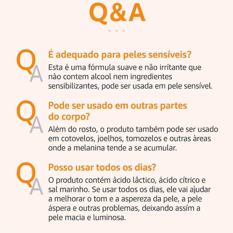 Gel Esfoliador Orange | Acabe de Vez com Manchas Escuras! FRETE GRÁTIS